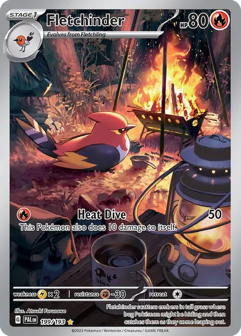 Fletchinder, Paldea Evolved 199/193
