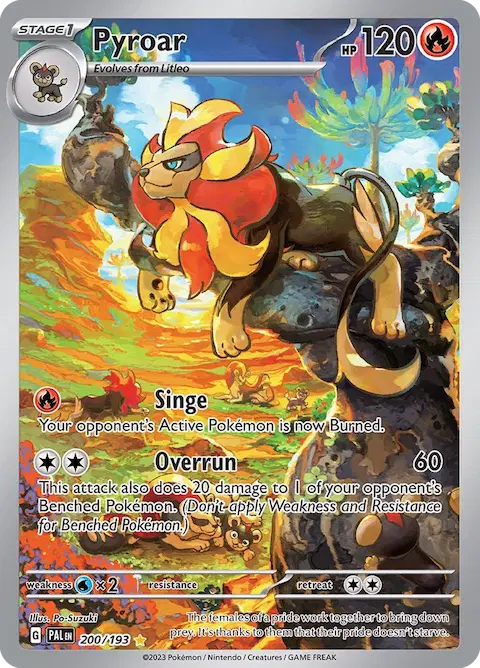 Pyroar, Paldea Evolved 200/193