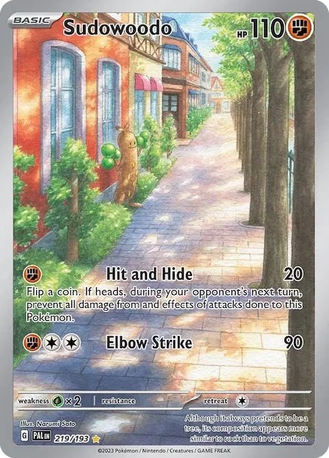 Sudowoodo, Paldea Evolved 219/193