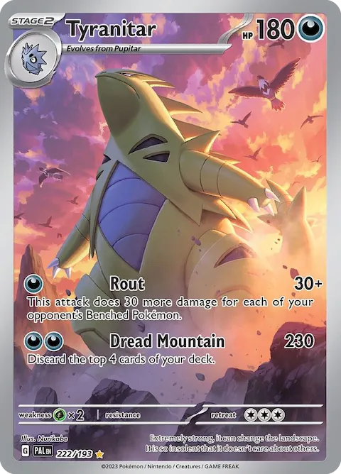 Tyranitar, Paldea Evolved 222/193