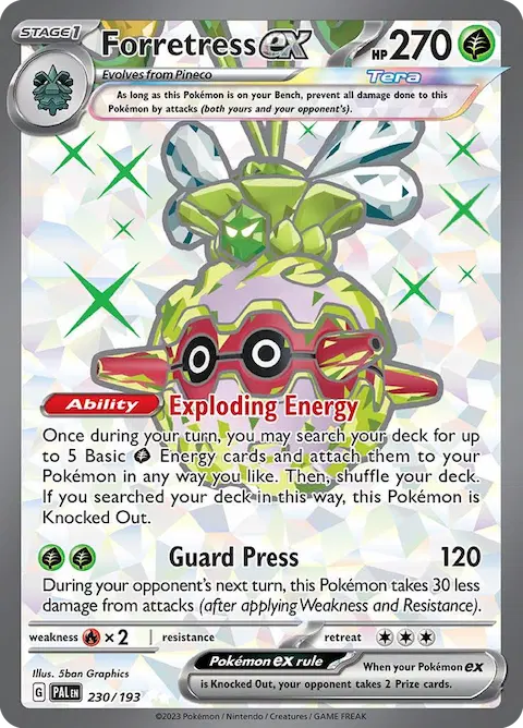 Forretress ex, Paldea Evolved 230/193
