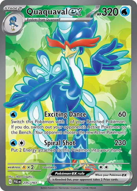 Quaquaval ex, Paldea Evolved 235/193