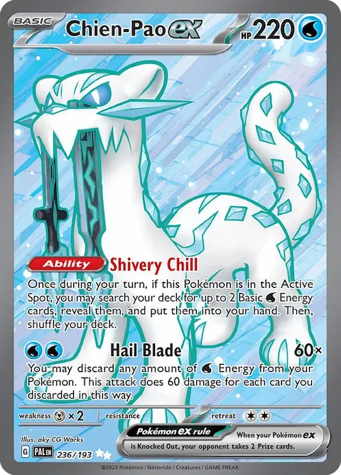 Chien-Pao ex, Paldea Evolved 236/193