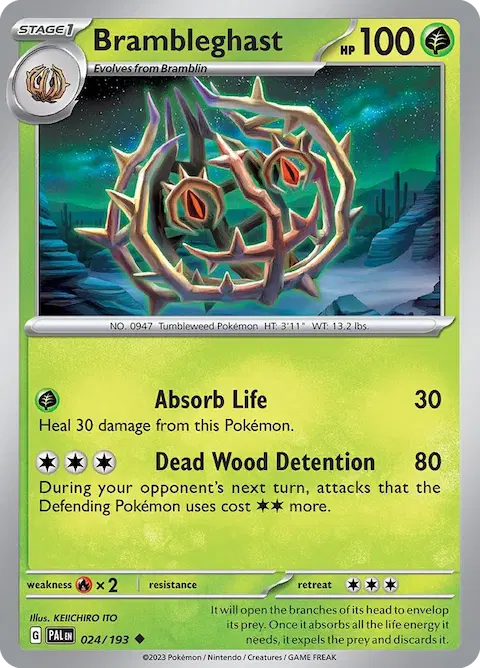 Brambleghast, Paldea Evolved 024/193