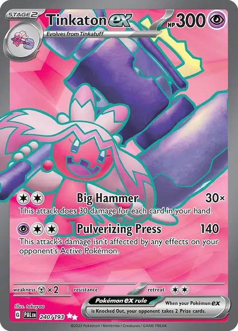 Tinkaton ex, Paldea Evolved 240/193