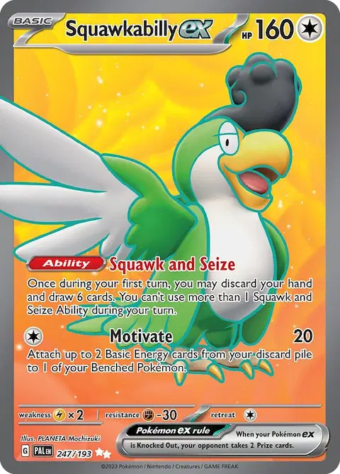 Squawkabilly ex, Paldea Evolved 247/193