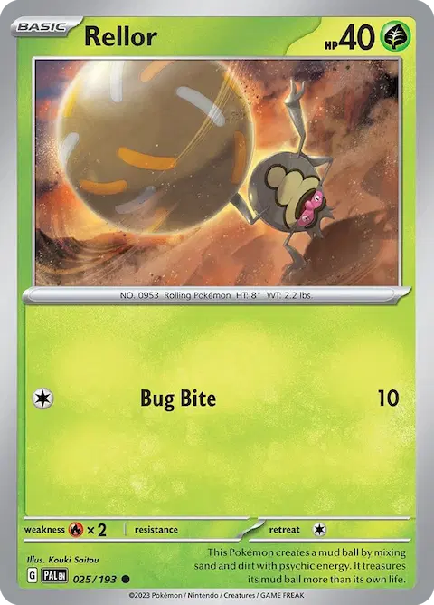 Rellor, Paldea Evolved 025/193