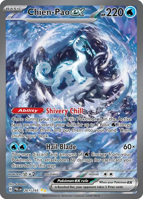 Chien-Pao ex, Paldea Evolved 261/193