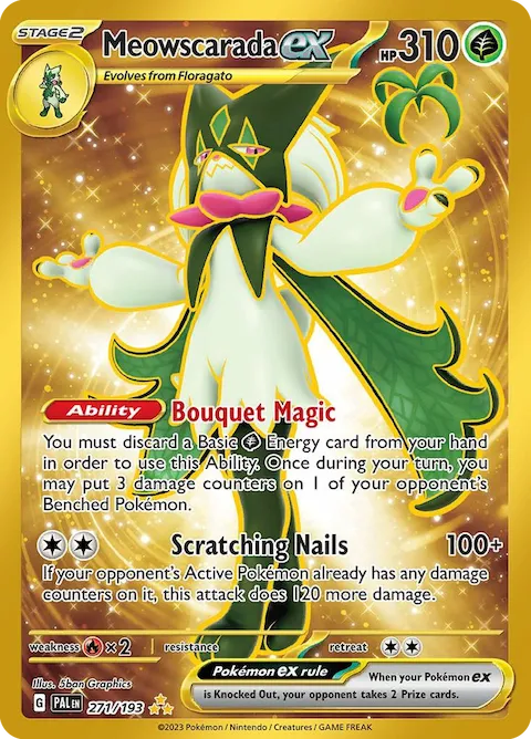 Meowscarada ex, Paldea Evolved 271/193