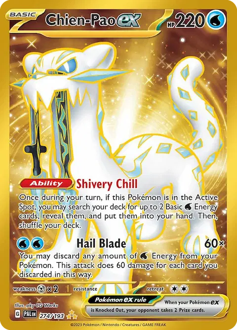 Chien-Pao ex, Paldea Evolved 274/193