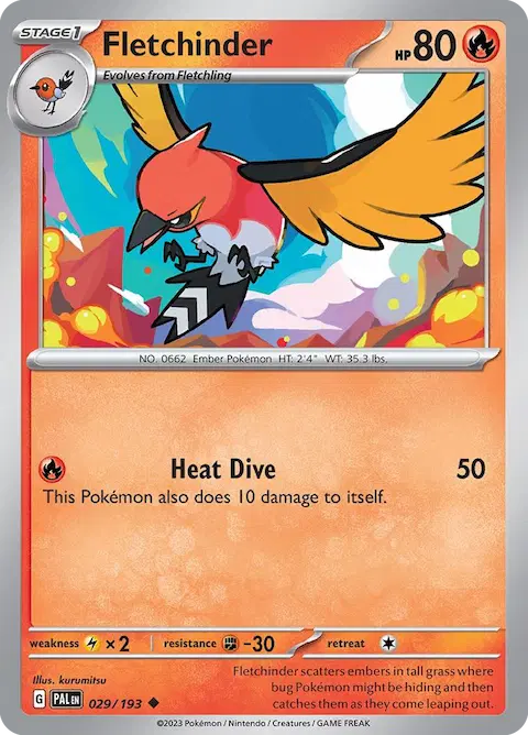 Fletchinder, Paldea Evolved 029/193