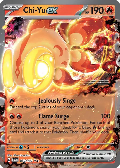 Chi-Yu ex, Paldea Evolved 040/193