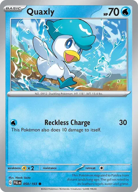Quaxly, Paldea Evolved 050/193