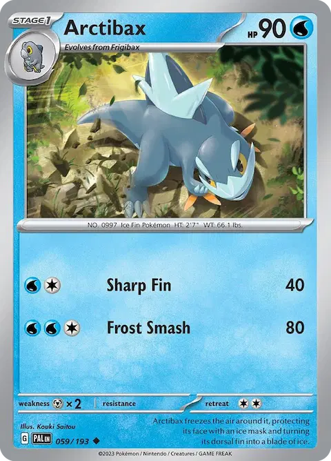 Arctibax, Paldea Evolved 059/193
