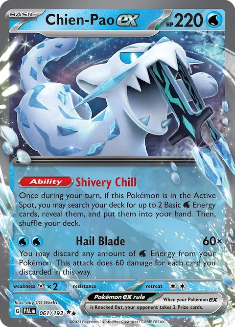 Chien-Pao ex, Paldea Evolved 061/193