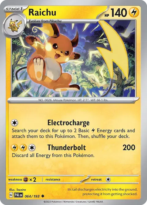 Raichu, Paldea Evolved 064/193