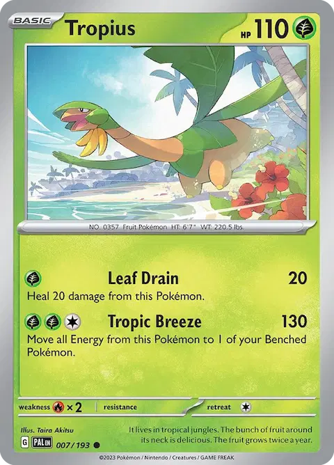 Tropius, Paldea Evolved 007/193