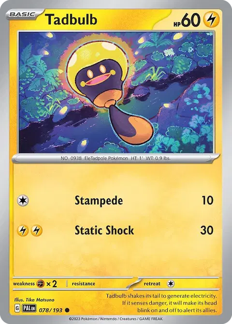 Tadbulb, Paldea Evolved 078/193