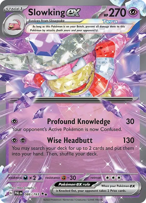 Slowking ex, Paldea Evolved 086/193