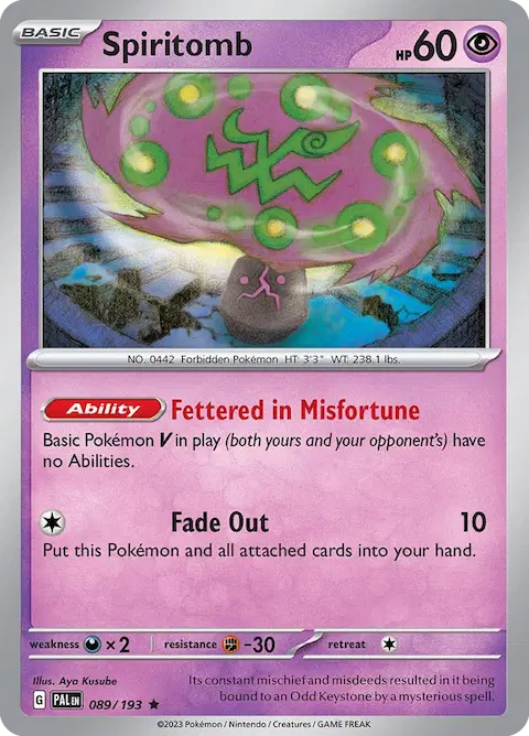 Spiritomb, Paldea Evolved 089/193