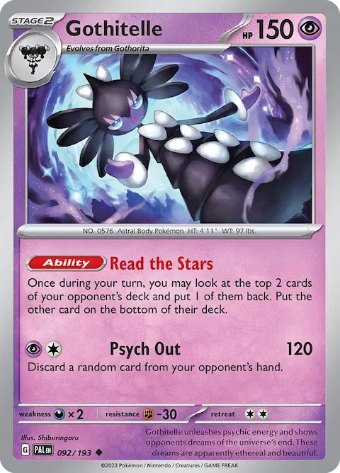 Gothitelle, Paldea Evolved 092/193