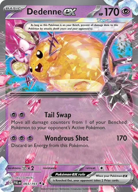 Dedenne ex, Paldea Evolved 093/193