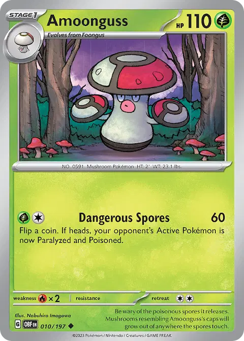 Amoonguss, Obsidian Flames 010/197