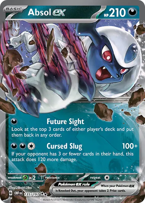 Absol ex, Obsidian Flames 135/197