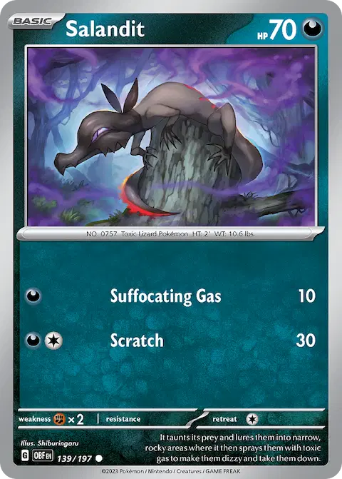 Salandit, Obsidian Flames 139/197