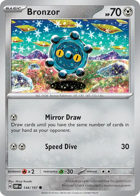 Bronzor, Obsidian Flames 144/197