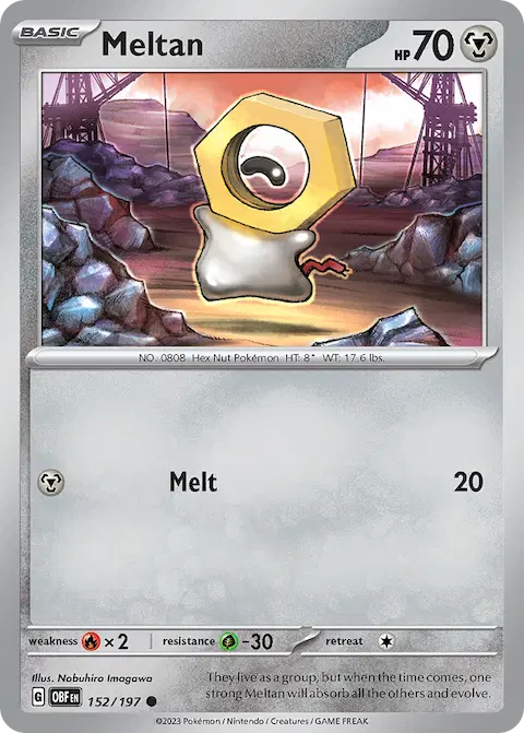 Meltan, Obsidian Flames 152/197