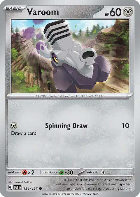 Varoom, Obsidian Flames 154/197