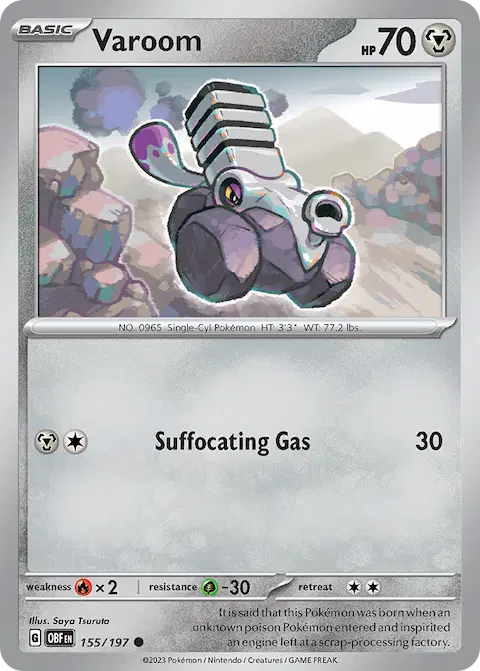 Varoom, Obsidian Flames 155/197