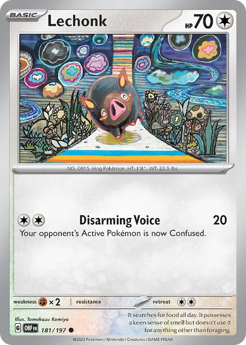 Lechonk, Obsidian Flames 181/197