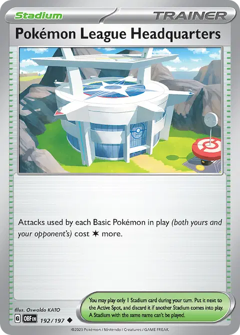 Pokémon League Headquarters, Obsidian Flames 192/197