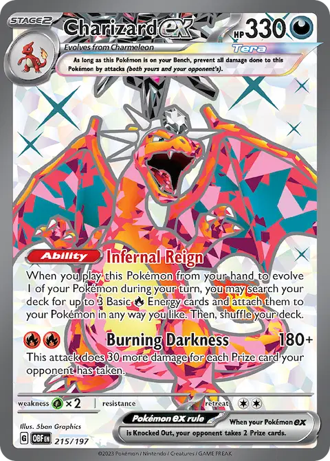 Charizard ex, Obsidian Flames 215/197
