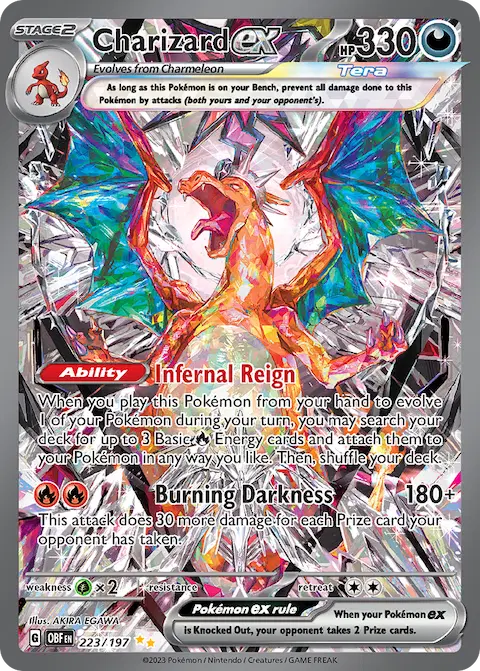 Charizard ex, Obsidian Flames 223/197