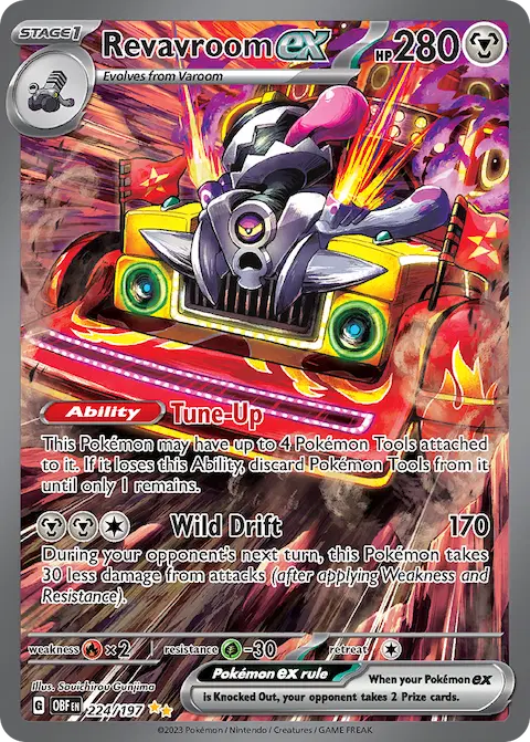 Revavroom ex, Obsidian Flames 224/197