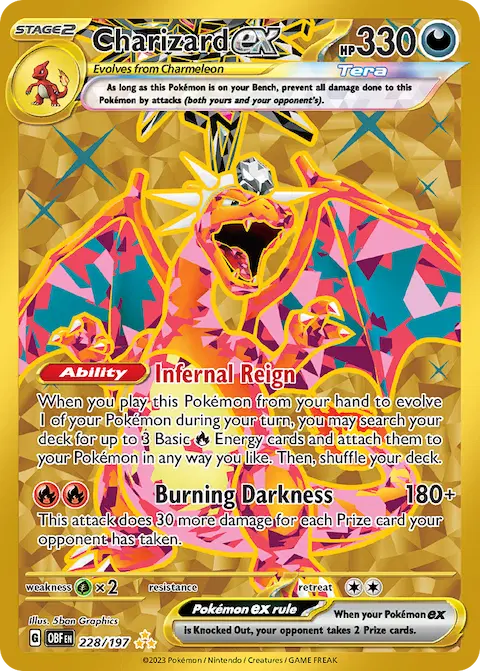 Charizard ex, Obsidian Flames 228/197