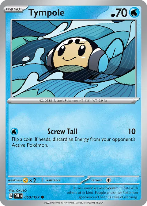 Tympole, Obsidian Flames 050/197