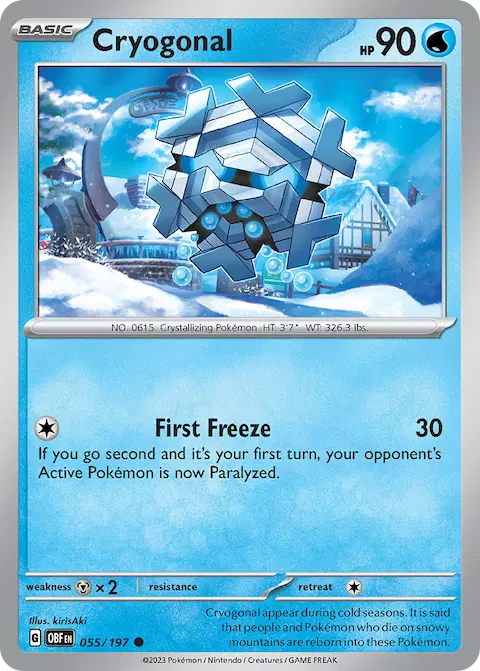 Cryogonal, Obsidian Flames 055/197