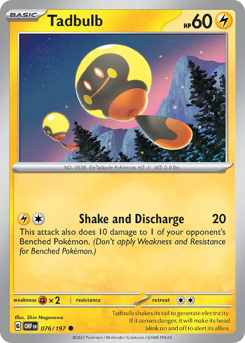 Tadbulb, Obsidian Flames 076/197