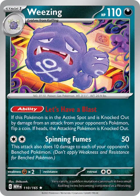Weezing, 151 110/165