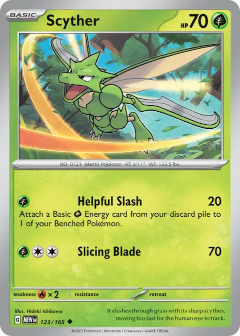 Scyther, 151 123/165