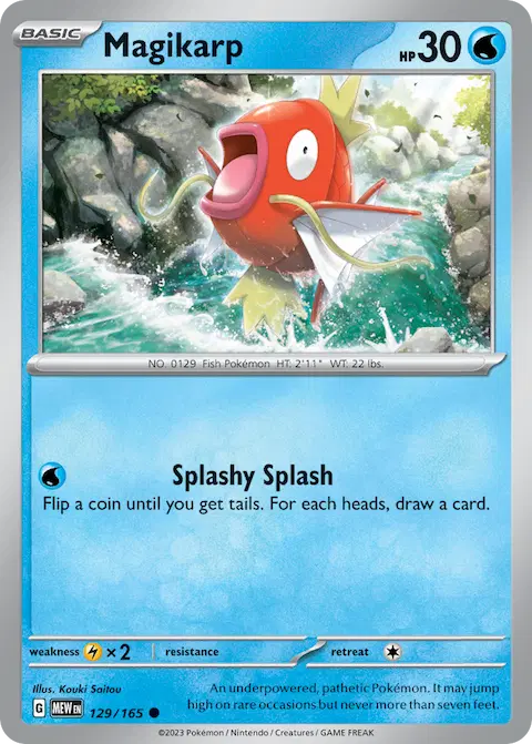 Magikarp, 151 129/165