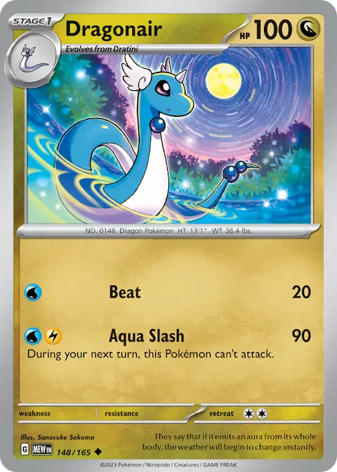 Dragonair, 151 148/165