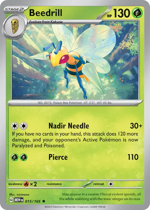 Beedrill, 151 015/165
