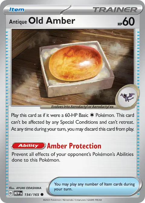 Antique Old Amber, 151 154/165