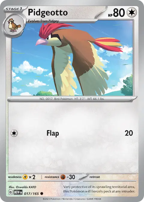 Pidgeotto, 151 017/165
