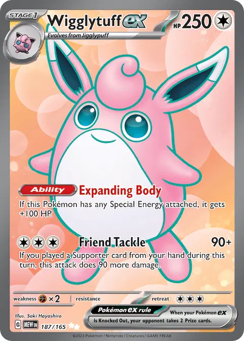Wigglytuff ex, 151 187/165